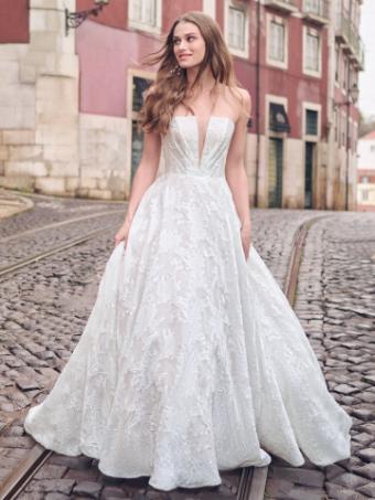 Maggie Sottero Amber | Maggie Sottero #0 default Ivory (gown with Natural Illusion) thumbnail