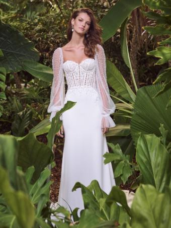 Maggie Sottero Doritte | Maggie Sottero #1 Ivory (gown with Natural Illusion) thumbnail